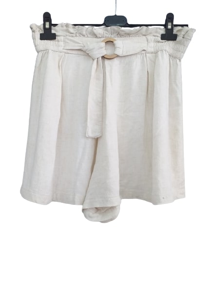 Μπεζ Σορτσάκι με Ζώνη 013