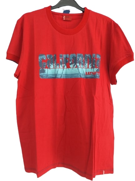 Κόκκινη Μπλούζα Κοντομάνικη Levis 054