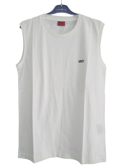 Άσπρη Αμάνικη Μπλούζα Levis 057