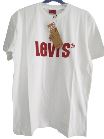 Κοντομάνικη Μπλούζα Levis Άσπρη 066